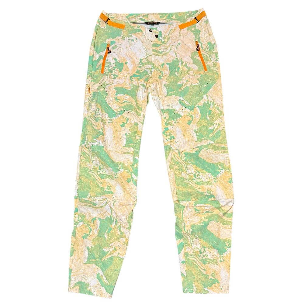 Pit Viper High Speed Off Road DH Pants MTB Mountain Biking Yellow Green Medium